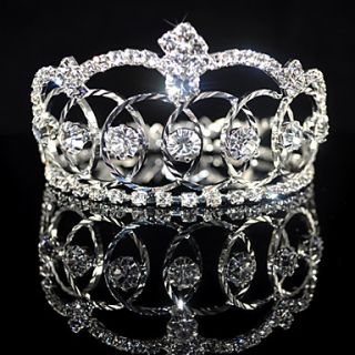 Beautiful Rhinestones Alloy Wedding Bridal Tiara/ Headpiece