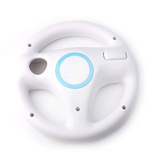 Racing Wheel Controller for Wii/Wii U (White)