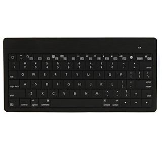 Ultra Slim Wireless Bluetooth V2.0 Rechargeable Keyboard (Black)