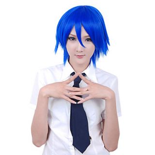 Cosplay Wig Inspired by Synthetic Fiber Blue Medium