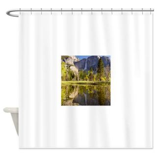  Upper Yosemite Falls reflected in s Shower Curtain  Use code FREECART at Checkout