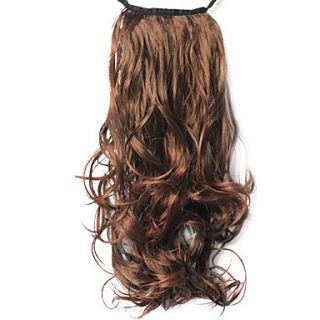 High Quality Synthetic 9.05 Natural Curly Dark Brown Ponytail