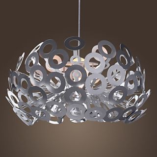 Modern Pendant Light in Circle Featured Lampshade