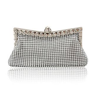 Satin With Austria Rhinestones/ Aluminiumsheet Evening Handbags/ Clutches More Colors Available