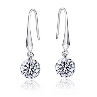 925 Sterling Silver With Platinum Plating Earrings