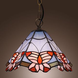 Tiffany Pendant Light with Butterfly Pattern