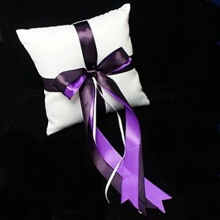 Wedding Ring Pillow With Double Ribbons