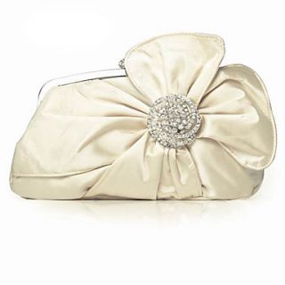 Silk With Crystal/ Rhinestone Party Clutches More Colors Available