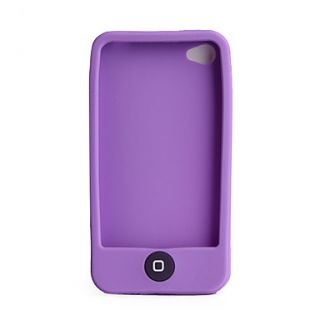 Chocolate Bean Silicon Case for iPhone 4 (Purple)