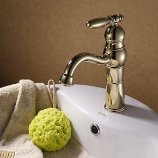Classic Ti PVD Finish Solid Brass Bathroom Sink Faucet