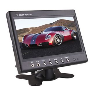 7 Inch Car TFT LCD Stand/Headrest Monitor (AV IN, Earphone Jack)