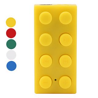 TF Card Reader  Player (Assorted Colors, LEGO Style)
