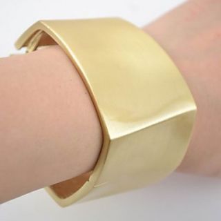 Womens Abstract Square Alloy Minimalist Bangle