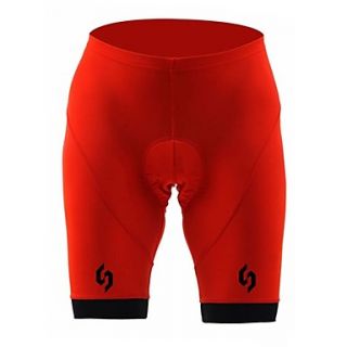 SPAKCT  New Design Mens Cycling Skinny 6D Pad Red Color 1/2 Pants
