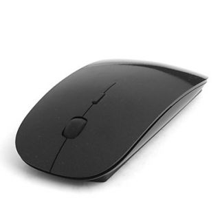 2.4GHz Wireless 800/1200DPI Optical Mouse with USB Receiver (Black Silver)