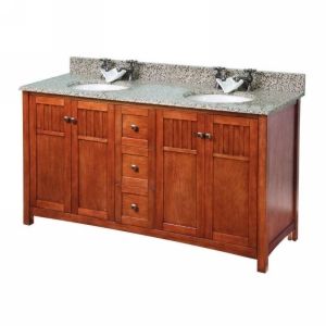 Foremost FMKNCAMO6122 Knoxville 61 W x 22 D Vanity with Granite Top