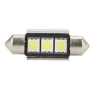 36mm 5050 SMD LED 5500K White Light Bulb for Car