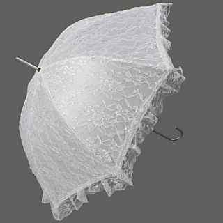 Lace Wedding Umbrella With Appliques (More Colors Available)