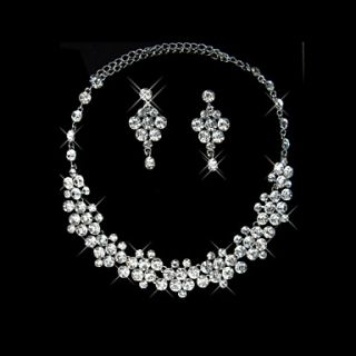 Magic Ladies Necklace and Earrings Jewelry Set (50 cm)
