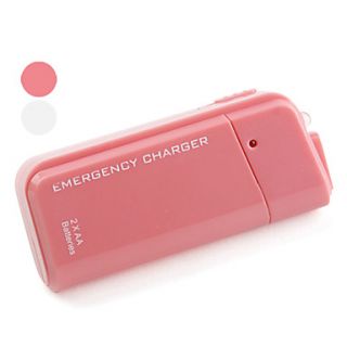 Portable Emergency Charger With 2 AA Batteries for iPhone and iPod