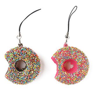 Scented Soft Donut Shaped Keychain (Assorted Colors)
