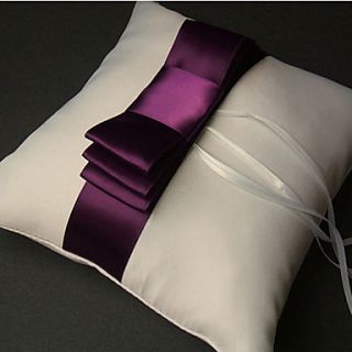 Vintage Style Ring Pillow In Satin With Ribbons And Sash (More Colors)