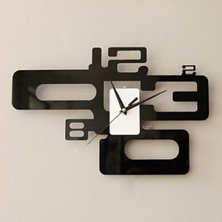 Modern Wall Clock in Artistic Number Featured Design