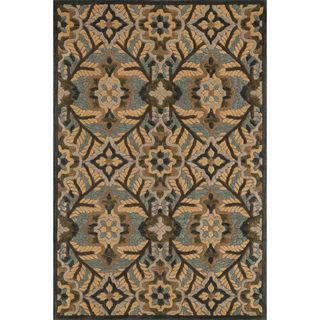 Hand tufted Edison Brown Wool Rug (710 X 110)