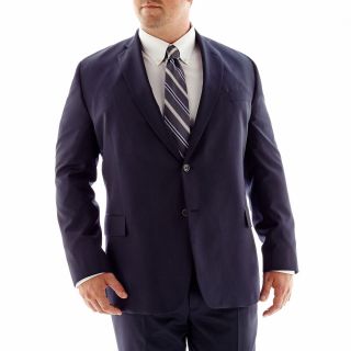 Stafford Travel Suit Jacket   Big and Tall, Navy, Mens