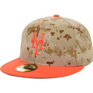 New York Mets New Era MLB Authentic Collection Stars and Stripes 59FIFTY Cap