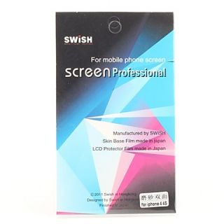 Front and Back Mat Anti scratch Screen Protector with Cleaning Cloth for iPhone 4 and 4S