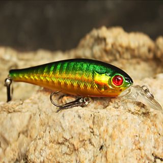 Hard Bait Minnow 60MM 6G Floating Plastic Fishing Lure (Color Assorted)