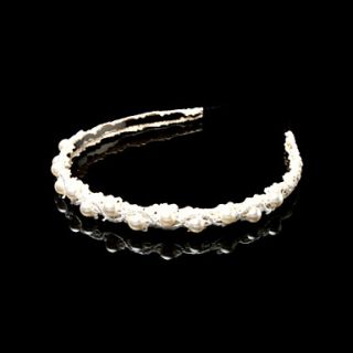 Gorgeous Alloy With Imitation Pearl Headbands