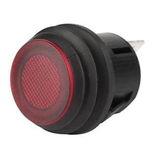 Car Dark Red Light Waterproof Button Switch Control OFF ON