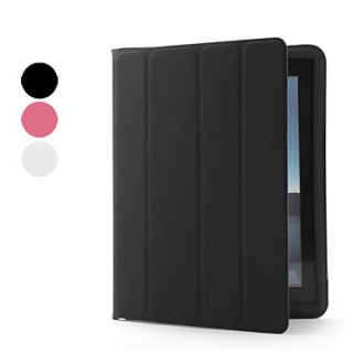 Protective Super Slim 4 Folded Auto Sleep Case for iPad 3