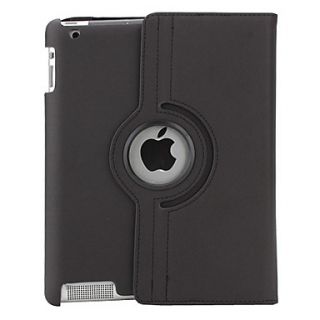 360 Degree Rotating Stand Smart Cover PU Leather Case for iPad 2/3/4
