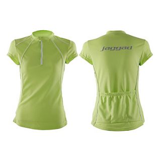 Jaggad   50% Polyester and Coolmax Short Sleeve Cycling Jersey