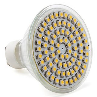 GU10 80x3528 SMD 3.5 4W 220 250LM 2800 3300K Warm White Light LED Spot Bulb (220 240V)