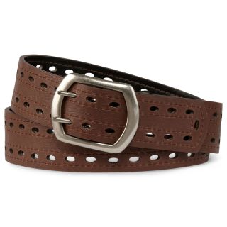 RELIC Double Prong Reversible Belt, Black/Brown, Womens