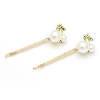 Gorgeous Alloy With Rhinestones / Imitation Pearl Hairpin