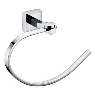 Bathroom Accessories Brass Chrome Finish Towel Ring