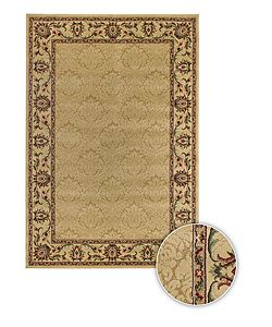 Mandara Transitional Bordered Rug (5 X 8) (IvoryPattern BorderMeasures 0.5 inch thickTip We recommend the use of a non skid pad to keep the rug in place on smooth surfaces. We also recommend professional cleaning.All rug sizes are approximate. Due to th