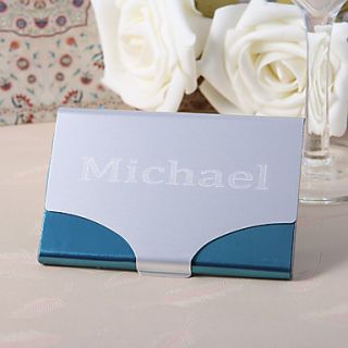 Personalized Metal Name Card Holder