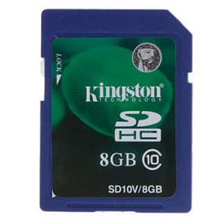 8GB Kingston Class 10 SD SDHC Memory Card SD10V