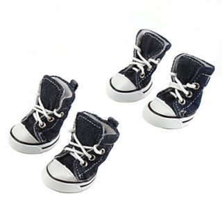 Casual Denim Style Shoes for Dogs (XS XL, Assorted Colors)