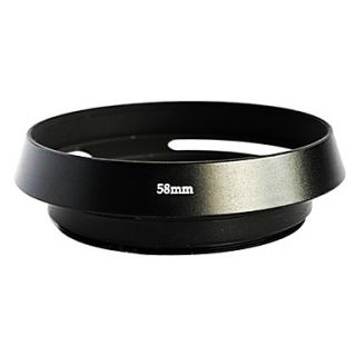 58 mm 52mm Metal Tilted Vented Lens Hood shade for Leica M LM Summicron