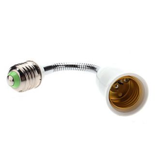 E27 to E27 20cm LED Light Bulb Flexible Extend Adapter Socket