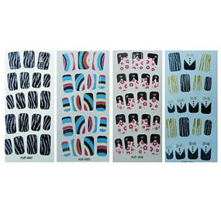 19pcs Full Cover Other Finger Nail Sticker