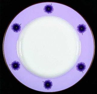 Spode Astor Accent Salad Plate, Fine China Dinnerware   Flowers,3 Leaf Sprigs,Bl