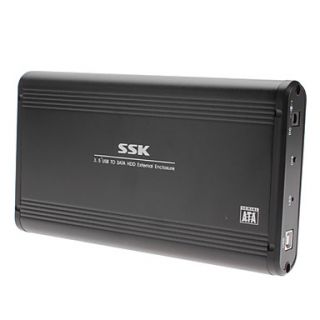 SSK 3.5 USB 2.0 to SATA External HDD Hard Drive Enclosure with Stand